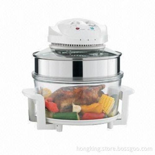Multifunction Halogen Oven with Safety Push-down Power Switch, Saves Up to 80% Energy